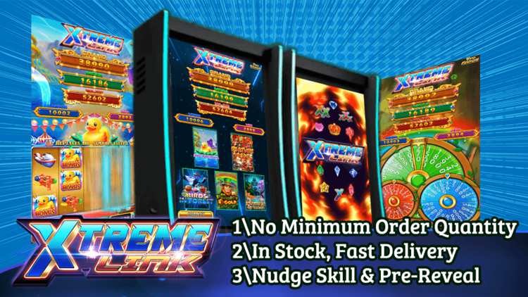 Nudge Skill Games - Xtreme Link Provides the Top Skill Game Board with No Minimum Order Requirement and Quick Delivery